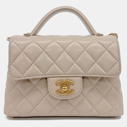 Chanel: Бежевая сумка 