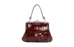 Кожаная сумка через плечо, поясная сумка, бумажник женский бордовый Vivienne Westwood 52020003l0039i401