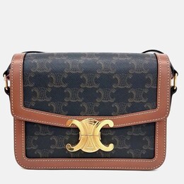 Celine: Коричневая сумка 