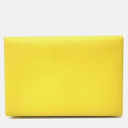 Hermes: Жёлтый клатч 