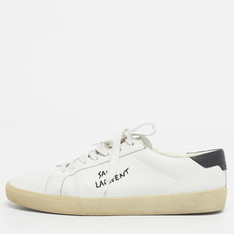 Saint Laurent Paris: Белые кроссовки  Court Classic