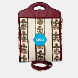 Gucci: Бежевая сумка-шоппер 