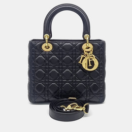 Dior: Чёрная сумка 