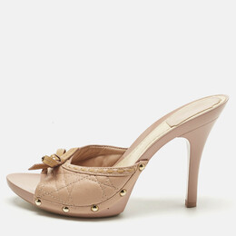 Dior: Розовые сандалии 