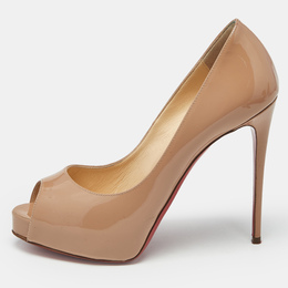 Christian Louboutin: Бежевые туфли 