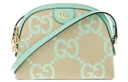 Ophidia Canvas With Leather Canvas Плечевая Сумка, Кроссбоди Трампеты Женская Gucci 499621-ukmbg-9549