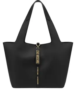 Love Moschino: Чёрная сумка-шоппер 
