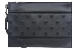Кожаный клатч мужской черный Versace dp86881-dvtma2-d41ne