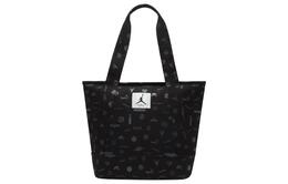 Хлопковая сумка-шоппер унисекс черная Jordan wa0785-023