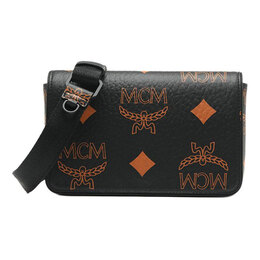 Сумка через плечо Aren Canvas, мини-клатч унисекс черный MCM mxzdata02bk001