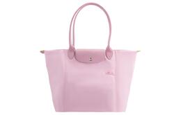 Сумка Le Pliage Green Cow с кожаной отделкой в форме пельменя, женская большая розовая сумка через плечо Longchamp 1899919p75