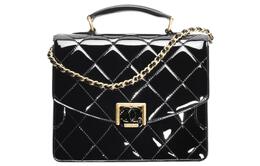 Кожаная Сумка Патент, Сумка Через Плечо, Кроссбоди Женская Черная Chanel as4184-b13283-94305