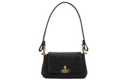 Сумка через плечо Vivienne Westwood из телячьей кожи женская черная 4304006rul004fn401