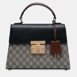 Gucci: Коричневая сумка  GG Supreme