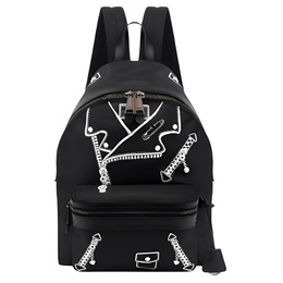 Полиэстеровый рюкзак унисекс черный Moschino mgp232a7602-8202