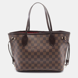 Louis Vuitton: Коричневая сумка-шоппер  Neverfull