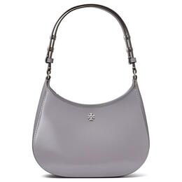 Кожаная сумка Emerson, маленькая женская сумка через плечо серого цвета Tory Burch 147940-035