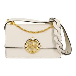 Кожаная сумка через плечо из коровьей кожи женская экрю Tory Burch 88209-104