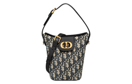 30 Montaigne Кожаная Сумка Ведро Женская Голубая Christian Dior s2319utzq-m928