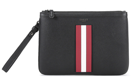 Кожаная сумка-клатч мужская черная Bally bex-md-my-106