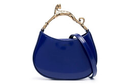 Кожаный плечевой клатч, мини-сумка через плечо, дамская сумочка Royal Blue Lanvin lwbgshc0glcah2214