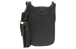 Кожаный чехол для телефона, сумка через плечо, женская сумка на плечо черная Tory Burch 139543-001