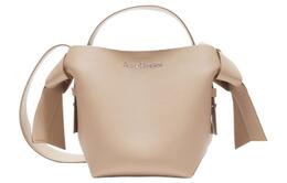 Сумка через плечо Musubi из телячьей кожи мини женская бежевая Acne Studios a10340-cgz