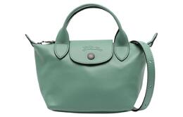 Сумка через плечо Le Pliage Xtra из кожи коровы малая женская шалфейно-зеленая Longchamp 1500987d90
