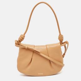 Loewe Beige Leather Paseo Shoulder Bag 1072727