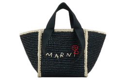Сумка-тоут Marni с верхней ручкой, вышитым логотипом и плетением shmp0121l0p6769zo762