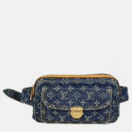 Louis Vuitton Blue Monogram Denim Baggy GM Shoulder Bag 1095748