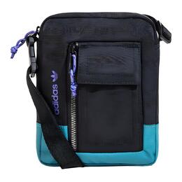 Переработанный полиамид и переработанный полиэстер наплечная сумка кроссбоди маленький размер унисекс черный Adidas jf0526 | black