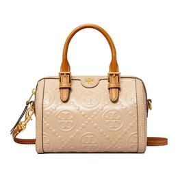 Сумка через плечо T Monogram из кожи, кросс-боди, женская ручная светло-персиковая Tory Burch 154668-250