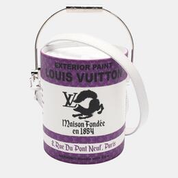 Louis Vuitton Purple Leather Paint Can Shoulder Bag 1132825