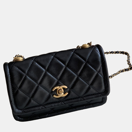 Chanel: Чёрный клатч 