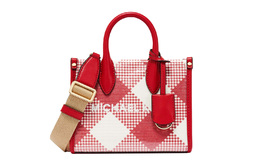 Сумка-тоут Mirella с принтом из искусственной кожи мини женская красная/белая Michael Kors 35t4g7zc0i-683