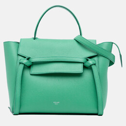 Celine: Зелёная поясная сумка 