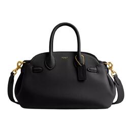 Кожаная сумка через плечо Empire Carryall черная Coach cu066-b4bk