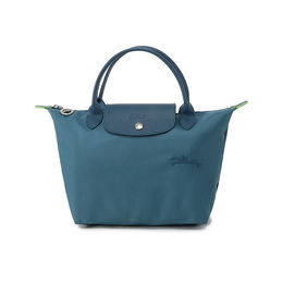 Сумка-тоут Le Pliage Green Recycled Canvas малого размера для женщин, цвет павлин, Longchamp 1621919p89