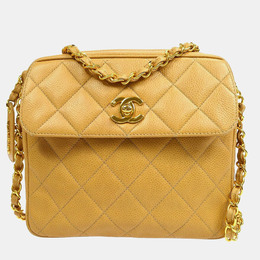 Chanel: Бежевая сумка 