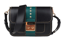 Сумка-мессенджер Sloan из кожи, через плечо, на плечо женская Michael Kors 30f8gs9l3y-black-multi
