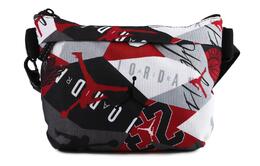 Полиэстеровая сумка через плечо, кроссбоди, поясная сумка, слинг-бэг унисекс черный/красный Jordan 9a0351-r78 | black/red