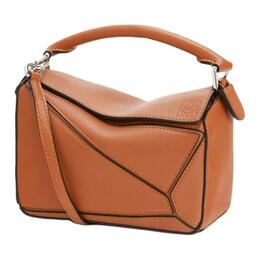 Сумка-головоломка из классической телячьей кожи Mini Tan Loewe 32230u95-2530