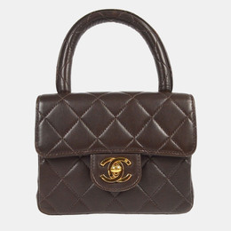 Chanel: Коричневая сумка 