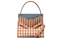 Сумка через плечо Lee Radziwill из кожи светло-голубого цвета Tory Burch 82286-800