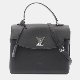 Louis Vuitton Lock Me Ever MM Black Top Handle Bag 1164234