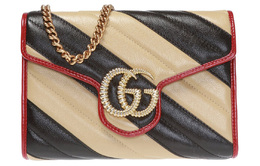 Кошелёк из стёганой кожи Marmont, Сумка через плечо, Сумка кроссбоди женская Gucci 573807-0olox-9689