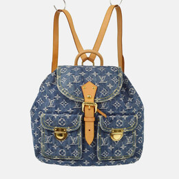Louis Vuitton Sac a Dos GM Blue Monogram Denim Backpack 1168818