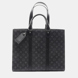 Louis Vuitton: Чёрная сумка-шоппер 