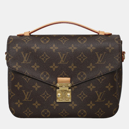 Louis Vuitton: Коричневая сумка  Pochette